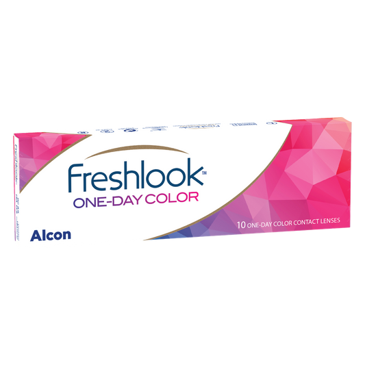 Box of Alcon Freshlook contact lenses