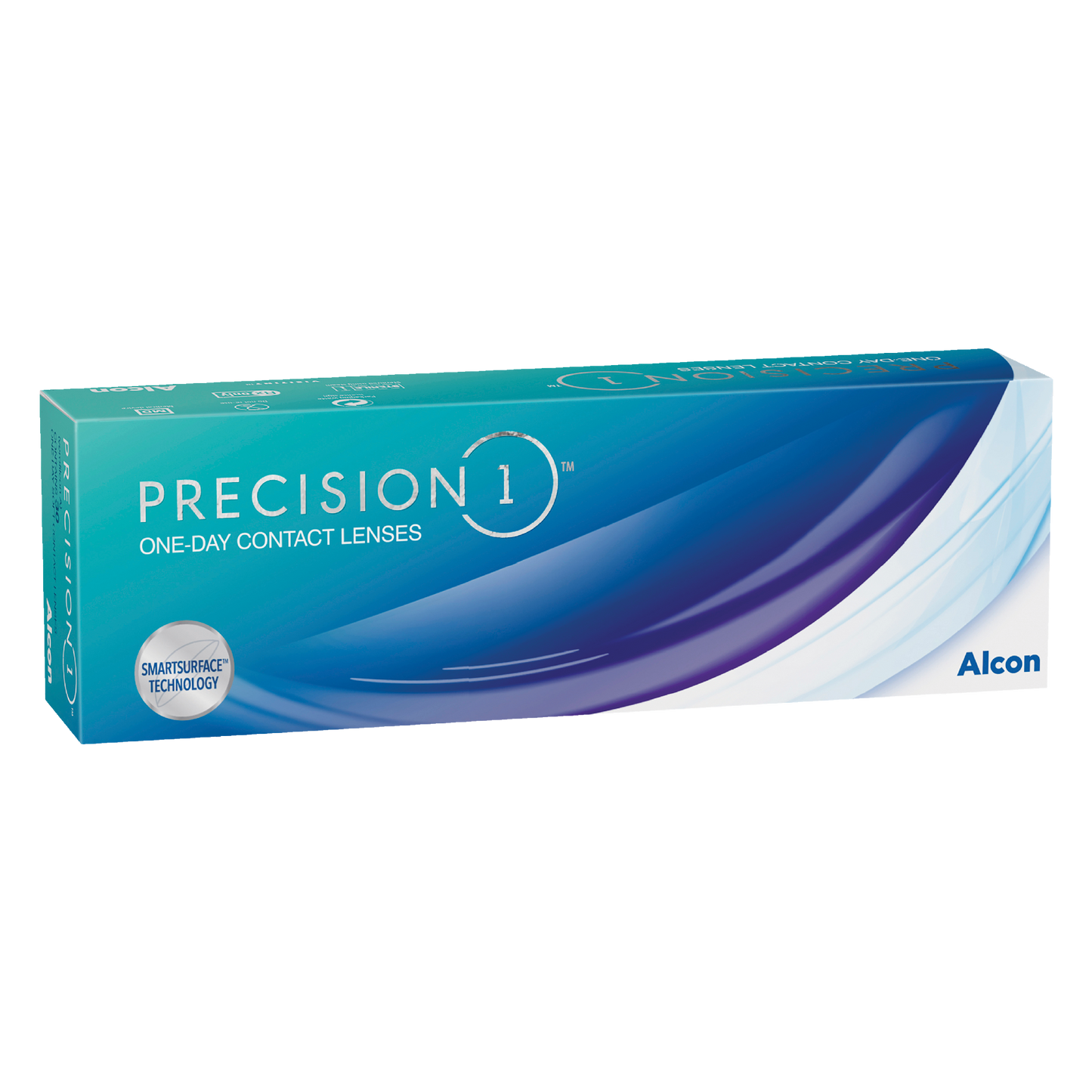 Box of Alcon Precision1 contact lenses