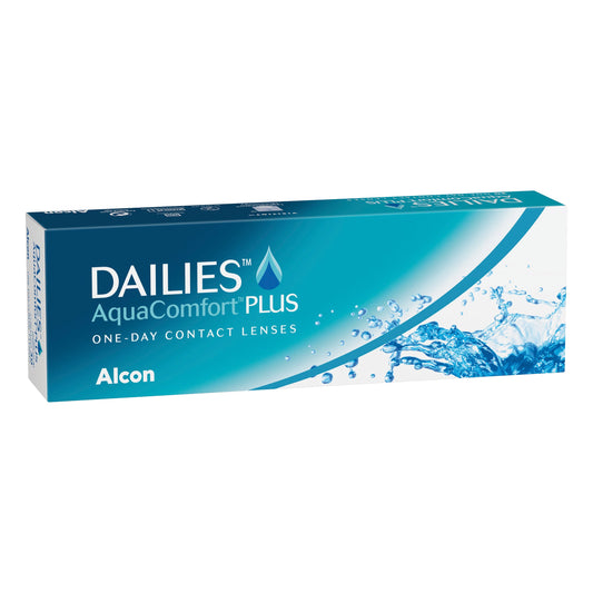 Box of 30 Dailies Aqua Comfort Plus contact lenses