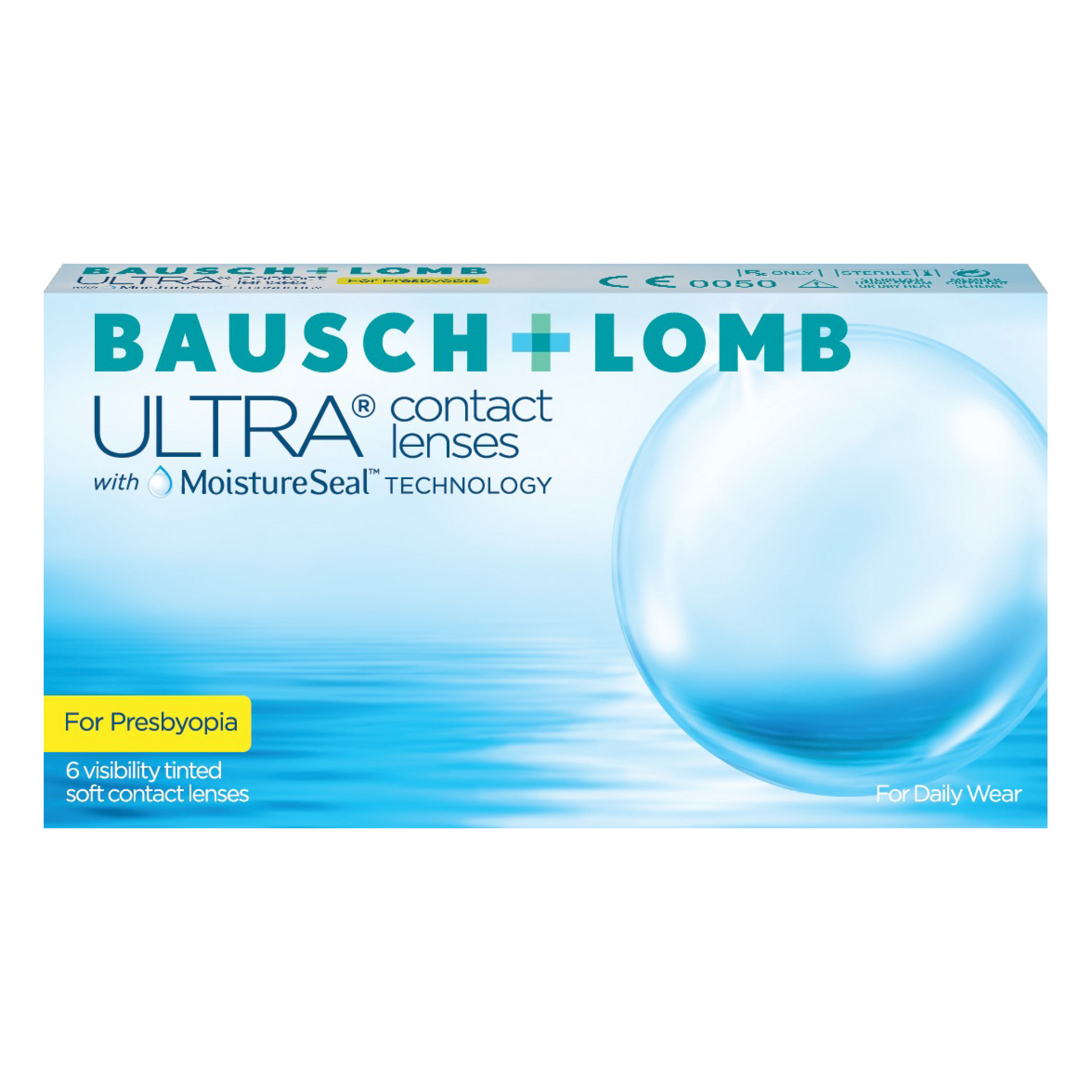 Box of Bausch & Lomb Ultra for Presbyopia contact lenses